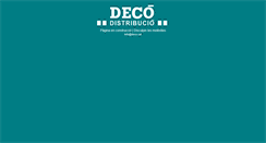 Desktop Screenshot of deco.cat