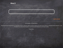 Tablet Screenshot of deco.it